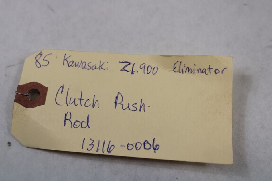 1985 Kawasaki Eliminator ZL900 Clutch Push-Rod 13116-0006