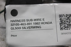 HARNESS SUB-WIRE E 32105-463-891 1982 HONDA GL500I SILVERWING