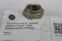 CLUTCH NUT 20MM 92015-1555 1988 KAWASAKI EX500
