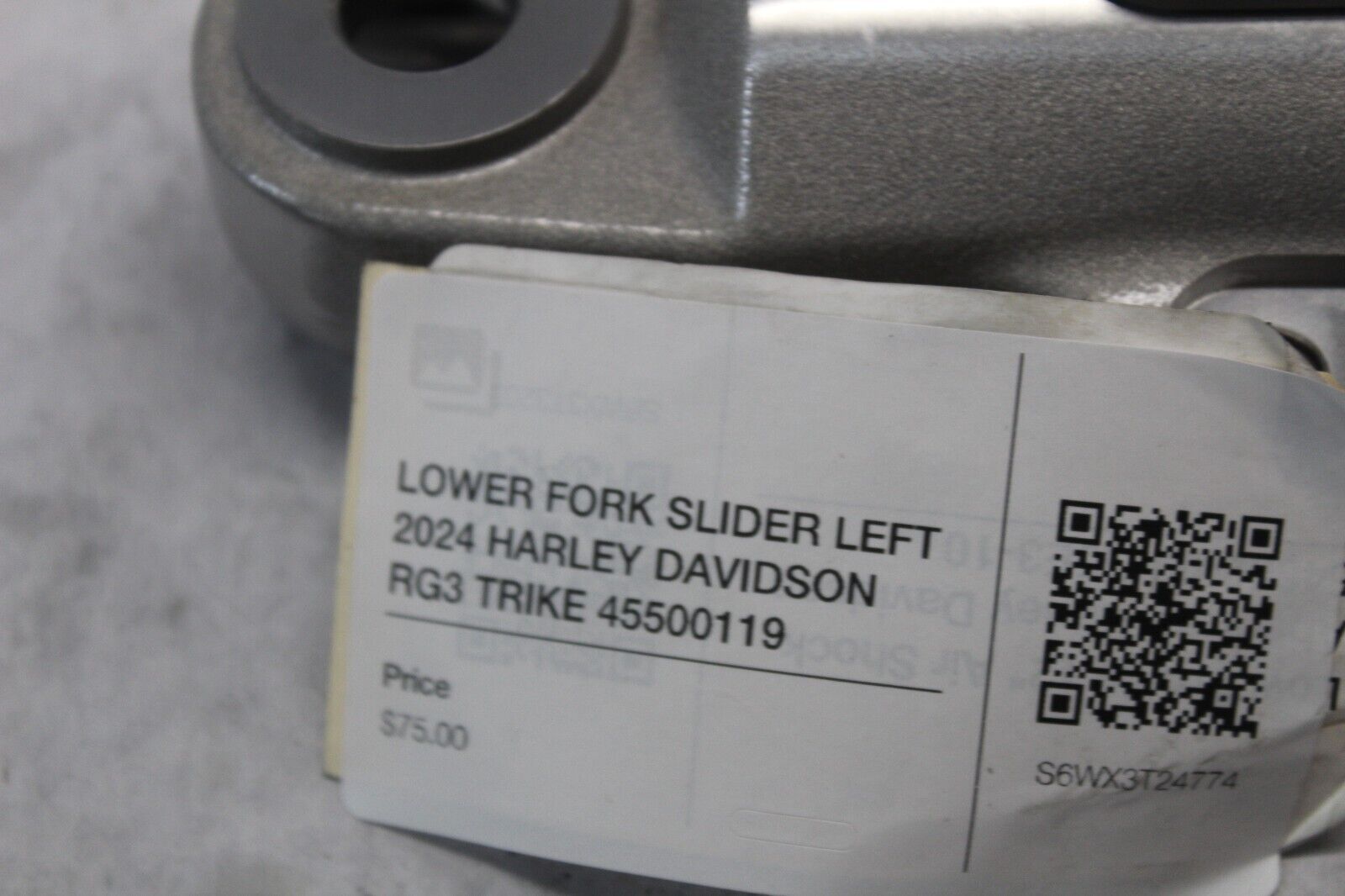 LOWER FORK SLIDER LEFT 2024 HARLEY DAVIDSON RG3 TRIKE