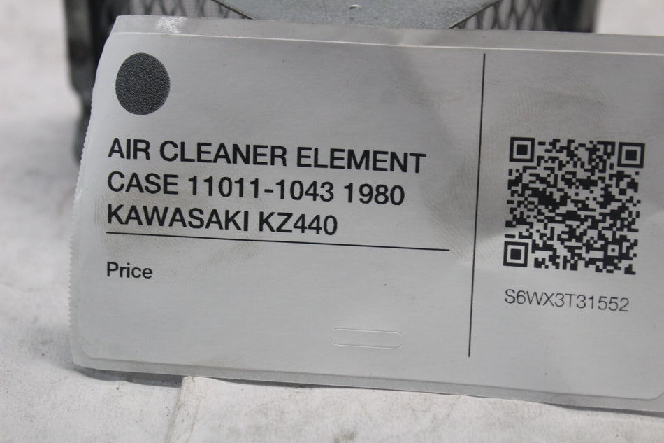 AIR CLEANER ELEMENT CASE 11011-1043 1980 KAWASAKI KZ440