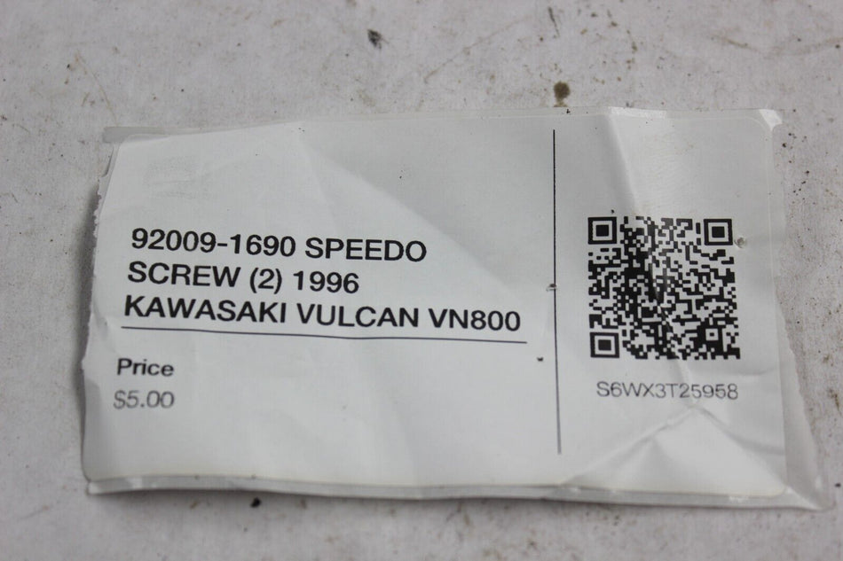 92009-1690 SPEEDO SCREW (2) 1996 KAWASAKI VULCAN VN800