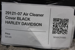 29121-07 Air Cleaner Cover BLACK HARLEY DAVIDSON
