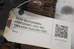 REAR SEAT (ANIMAL PRINT) 53001-1841-MA 1999 KAW VULCAN 1500