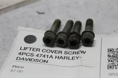 LIFTER COVER SCREW 4PCS 4741A HARLEY-DAVIDSON