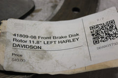 41809-08 Front Brake Disk Rotor 11.8" LEFT HARLEY DAVIDSON