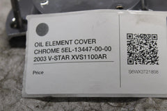 OIL ELEMENT COVER CHROME 5EL-13447-00-00 2003 V-STAR XVS1100AR