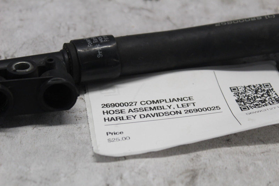 26900027 COMPLIANCE HOSE ASSEMBLY, LEFT HARLEY DAVIDSON 26900025