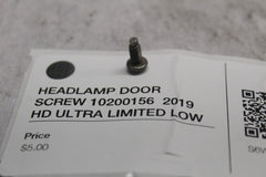 HEADLAMP DOOR SCREW 10200156  2019 HD ULTRA LIMITED LOW