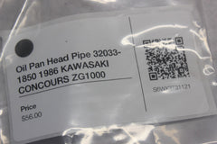 Oil Pan Head Pipe 32033-1850 1986 KAWASAKI CONCOURS ZG1000