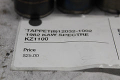 TAPPET (8) 12032-1002 1982 KAW SPECTRE KZ1100