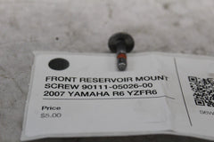 FRONT RESERVOIR MOUNT SCREW 90111-05026-00 2007 YAMAHA R6 YZFR6