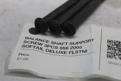 BALANCE SHAFT SUPPORT SCREW 3PCS 956 2005 SOFTAIL DELUXE FLSTNI