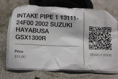 INTAKE PIPE 1 13111-24F00 2002 SUZUKI HAYABUSA GSX1300R