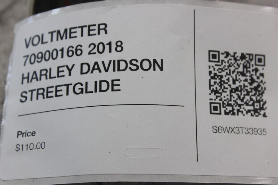 VOLTMETER 70900166 2018 HARLEY DAVIDSON STREETGLIDE
