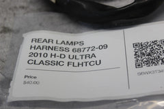 REAR LAMPS HARNESS 68772-09 2010 H-D ULTRA CLASSIC FLHTCU