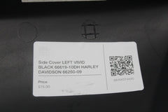 Side Cover LEFT VIVID BLACK 66619-10DH HARLEY DAVIDSON 66250-09