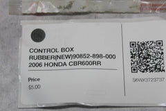 CONTROL BOX RUBBER (NEW) 90852-898-000 2006 HONDA CBR600RR