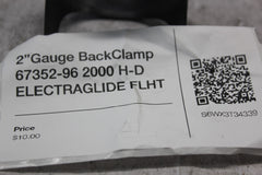 2” Gauge BackClamp 67352-96 2000 H-D ELECTRAGLIDE FLHT