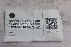 ONE-WAY CLUTCH RIGHT SPACER 92026-1542 2005 KAWASAKI NINJA ZX-12R