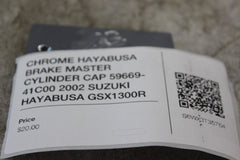 CHROME HAYABUSA BRAKE MASTER CYLINDER CAP 59669-41C00 2002 SUZUKI HAYABUSA GSX13