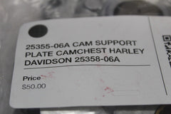 25355-06A CAM SUPPORT PLATE CAMCHEST HARLEY DAVIDSON 25358-06A