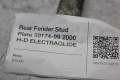 Rear Fender Stud Plate 59174-99 2000 H-D ELECTRAGLIDE