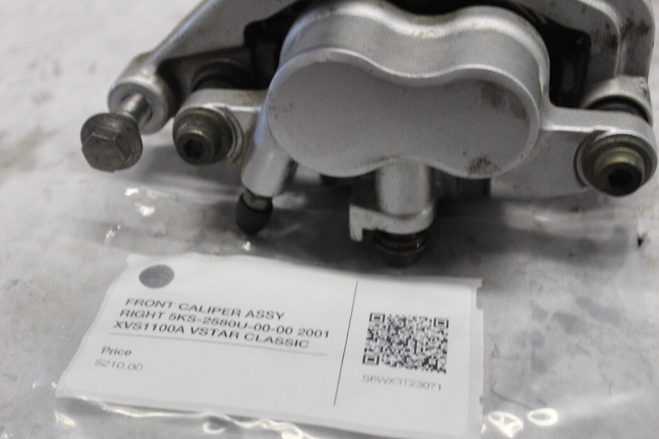 FRONT CALIPER ASSY RIGHT 5KS-2580U-00-00 2001 XVS1100A VSTAR CLASSIC