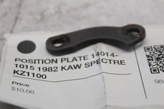 POSITION PLATE 14014-1015 1982 KAW SPECTRE KZ1100