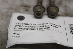 STEERING SUPPORT SCREW 2PCS M8X60 2004 CAN AM BOMBARDIER DS 650