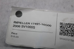 IMPELLER 17491-16G00 2006 SV1000S