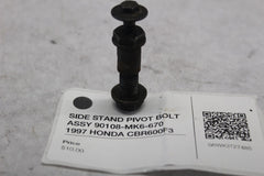 SIDE STAND PIVOT BOLT ASSY 90108-MK6-670 1997 HONDA CBR600F3