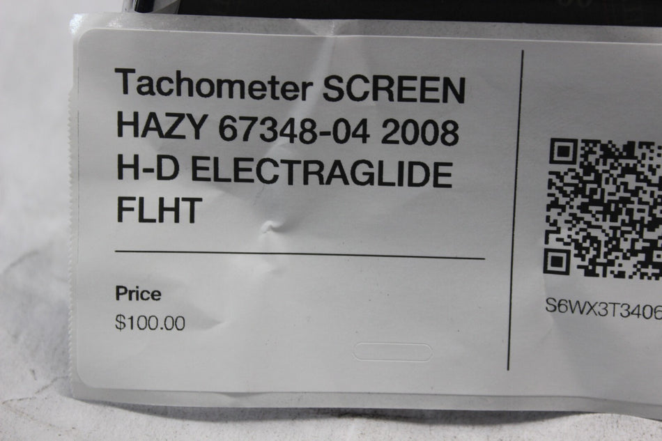 Tachometer SCREEN HAZY 67348-04 2008 H-D ELECTRAGLIDE FLHT