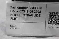Tachometer SCREEN HAZY 67348-04 2008 H-D ELECTRAGLIDE FLHT