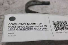 COWL STAY MOUNT U-BOLT 2PCS 62504-463-770 1982 GOLDWING GL1100A