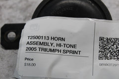 T2500113 HORN ASSEMBLY, HI-TONE 2005 TRIUMPH SPRINT