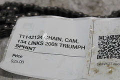 T1142134 CHAIN, CAM, 134 LINKS 2005 TRIUMPH SPRINT