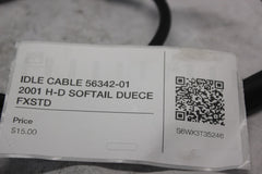 IDLE CABLE 56342-01 2001 H-D SOFTAIL DUECE FXSTD