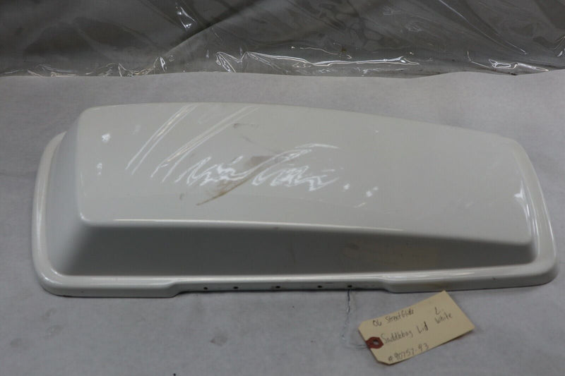 OEM Harley Davidson LEFT Saddlebag Lid White 2012 Streetglide 90757-93