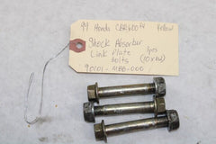 OEM Honda Motorcycle 1999 CBR600F4 Shock Absorber Link Plate Bolts(10x62)