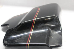 66619-97 LEFT SIDE COVER HARLEY DAVIDSON 66250-97 VIVID BLACK RED TAN PINSTRIPE