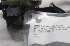 2ND AIR VALVE ASSY W/HOSES 18450-41F00 2003 SUZUKI VOLUSIA VL800