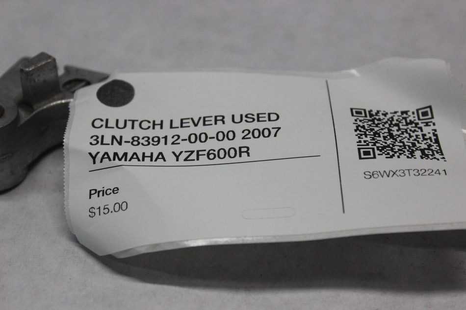 CLUTCH LEVER USED 3LN-83912-00-00 2007 YAMAHA YZF600R