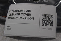 117 CHROME AIR CLEANER COVER HARLEY DAVIDSON