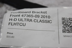 Footboard Bracket Front 47365-09 2010 H-D ULTRA CLASSIC FLHTCU