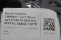 Rocker Housing CHROME 17573-99,on part 17543-99 2001 H-D SOFTAIL DUECE FXSTD