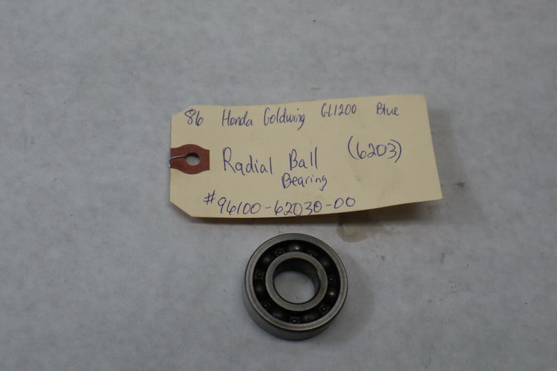 OEM Honda Motorcycle Radial Ball Bearing (6203) 1986 Goldwing GL1200A