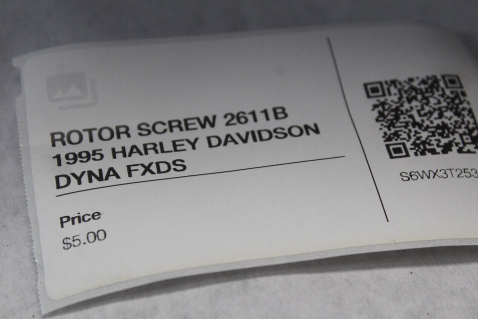 ROTOR SCREW 2611B 1995 HARLEY DAVIDSON DYNA FXDS