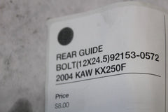 REAR GUIDE BOLT (12X24.5) 92153-0572 2004 KAW KX250F