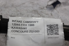 INTAKE CAMSHAFT 12044-1151 1986 KAWASAKI CONCOURS ZG1000